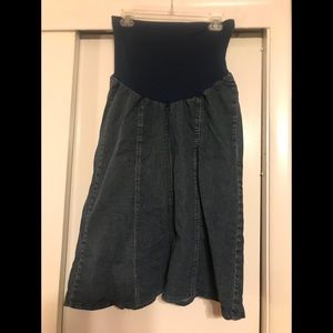 Motherhood Maternity jean skirt